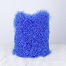 2018 Wholesale Mongolian Lamb Fur Sheepskin Cushion Cover